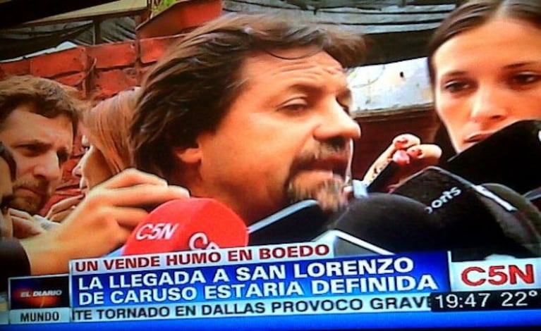 Ricardo Caruso Lombardi, tildado de "vende humo" por Elio Rossi en C5N. (Imagen: Captura C5N)