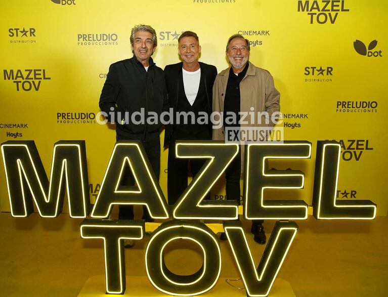 Ricardo Darín, Adrián Suar y Guillermo Francella (Foto: Movilpress)