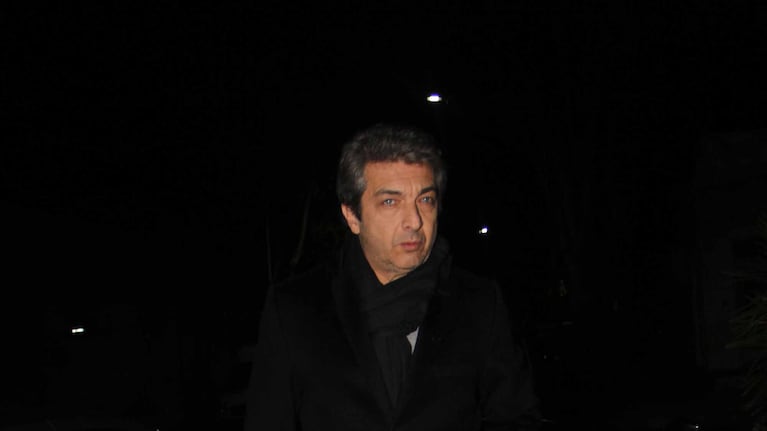 Ricardo Darín en el velatorio de Don Diego. (Foto: Movilpress-Ciudad.com)