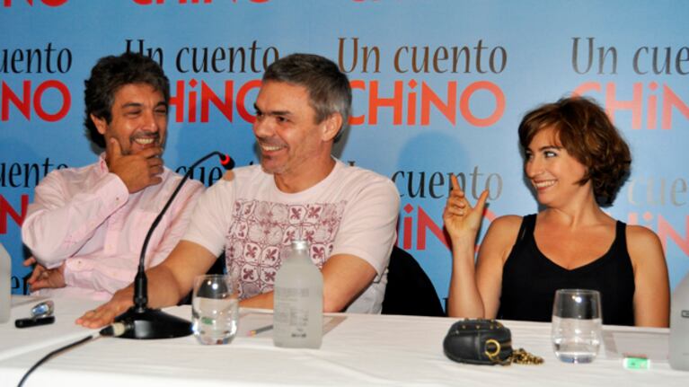 Ricardo Darín presentó Un cuento chino, su nueva película