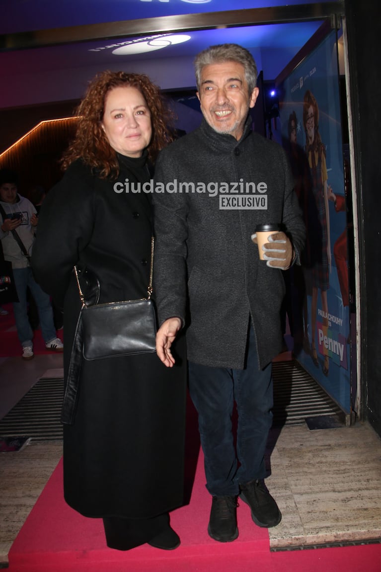 Ricardo Darín y Florencia Bas fueron a ver el musical Hairspray (Foto: Movilpress).