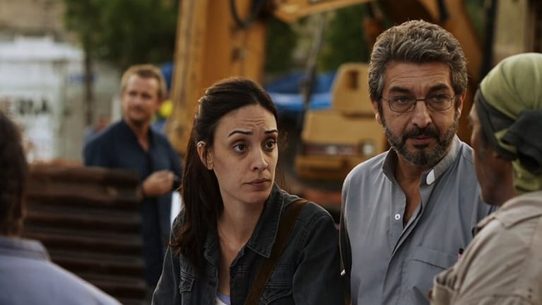 Ricardo Darín y Martina Gusmán en Elefante Blanco, ahora por Netflix.