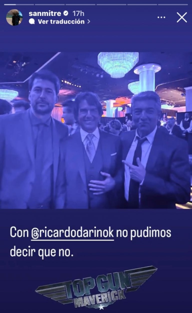 Ricardo Darín y Tom Cruise, juntos en la previa de los Premios Oscars: la foto que se viralizó