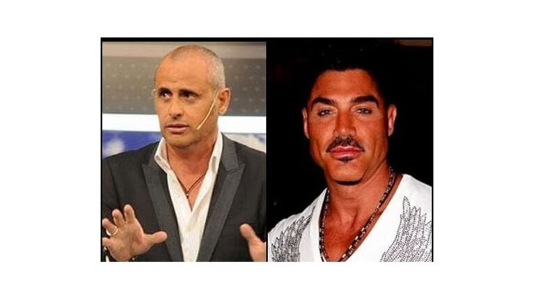 Ricardo Fort y Jorge Rial, dibujados