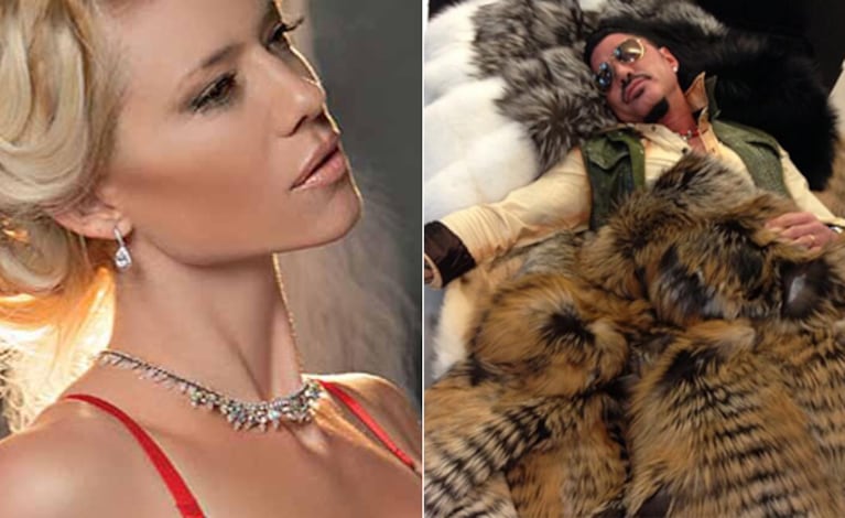 Ricardo Fort y Nicole Neumann, enfrentados por la defensa de los animales. (Foto: Web)