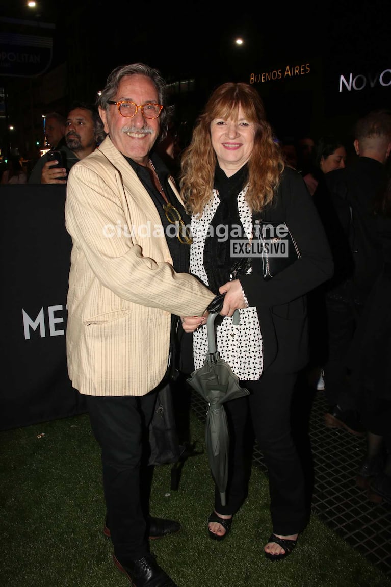 Ricardo Francella y su esposa (Foto: Movilpress)