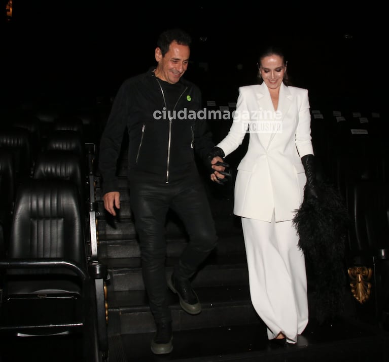 Ricardo Mollo acompañó a Natalia Oreiro en la premiere de su película (Foto: Movilpress).