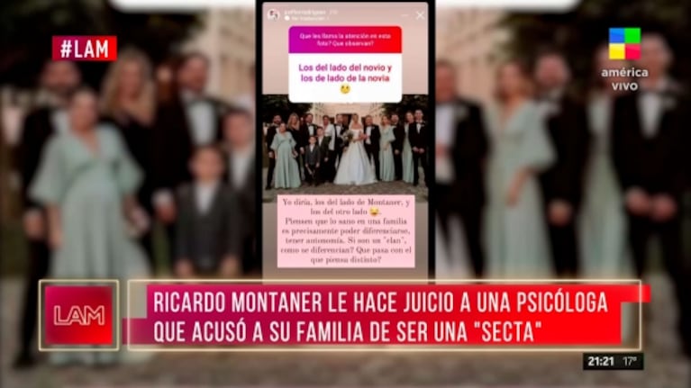 Ricardo Montaner envió una carta documento a una psicóloga que hizo acusaciones en su contra 