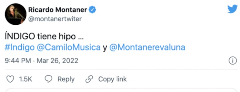 Ricardo Montaner lanzó enigmáticos tweets sobre Índigo, el bebé de Evaluna y Camilo: "La semana del nacimiento"