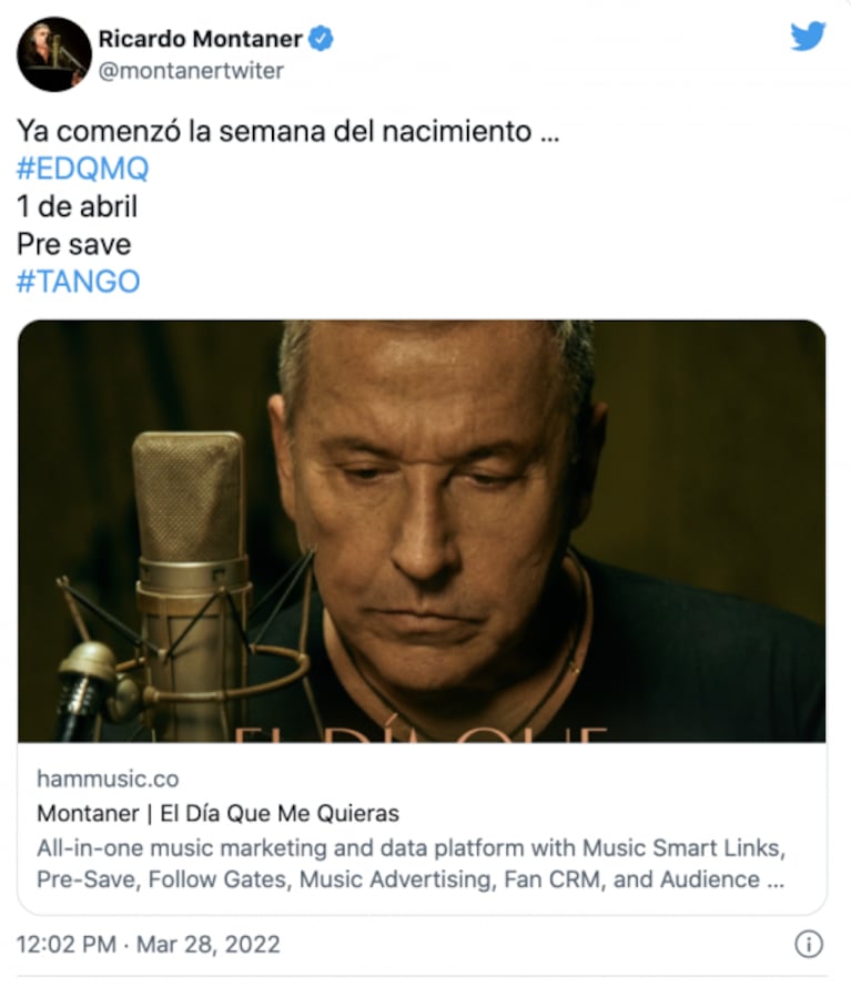 Ricardo Montaner lanzó enigmáticos tweets sobre Índigo, el bebé de Evaluna y Camilo: "La semana del nacimiento"