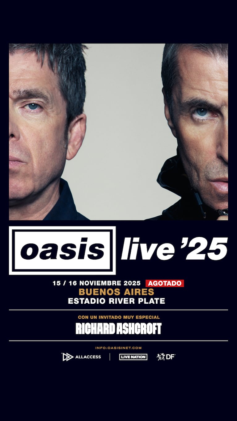 Richard Ashcroft abrirá los shows de Oasis en River