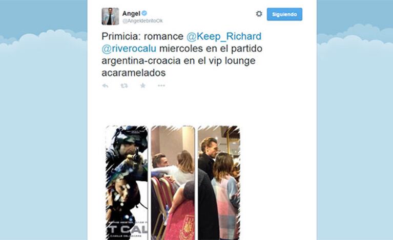 Richard Keep, el ¿novio? inglés de Calu Rivero (Foto: @angeldebritoOk).