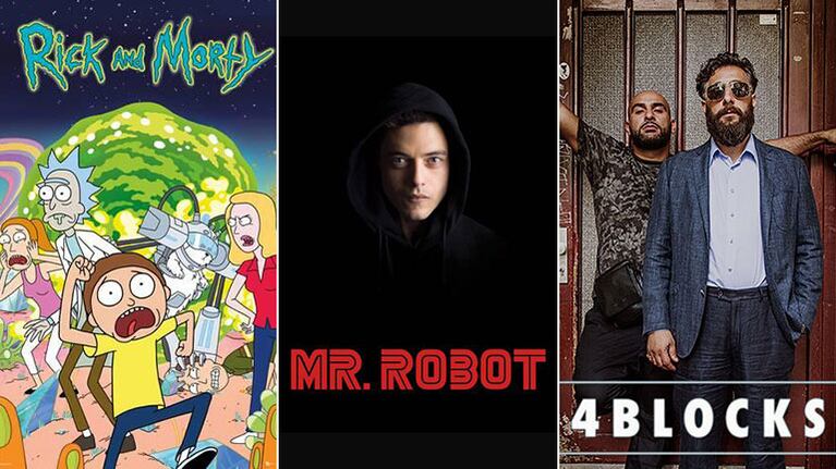 Rick & Morty, Mr. Robot y 4 Block, en los viernes fuera de serie por la pantalla de TNT Series