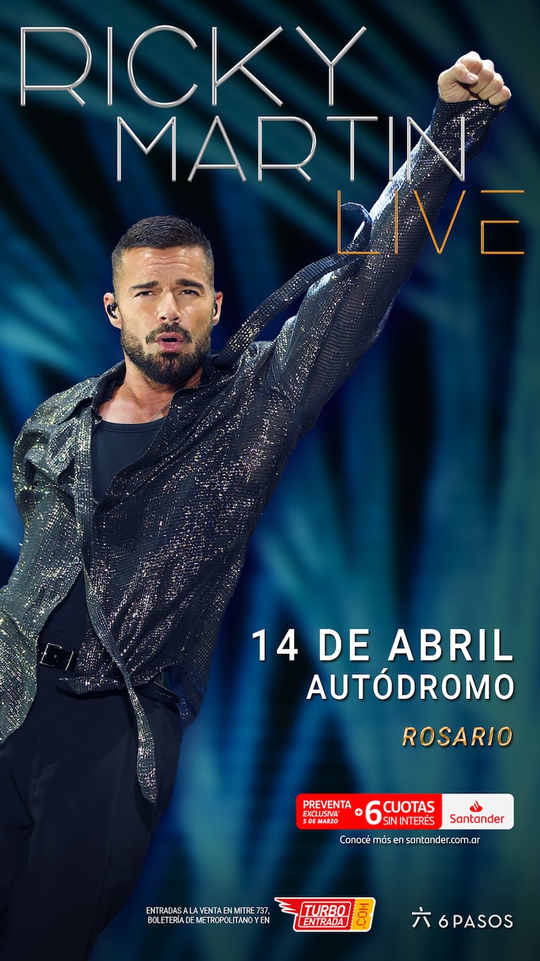 Ricky Martin agotó su show y suma segunda fecha en el Campo Argentino de Polo