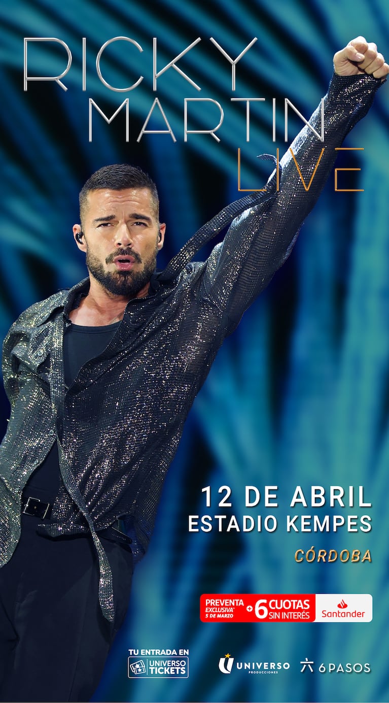 Ricky Martin agotó su show y suma segunda fecha en el Campo Argentino de Polo