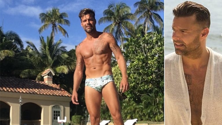 Ricky Martin compartió una foto de su ¡lo-ma-zo! a los 44 años: "Buenos días, a levantarse"