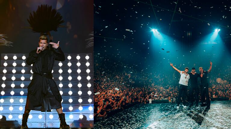Ricky Martin, Enrique Iglesias y Sebastián Yatra en Las Vegas
