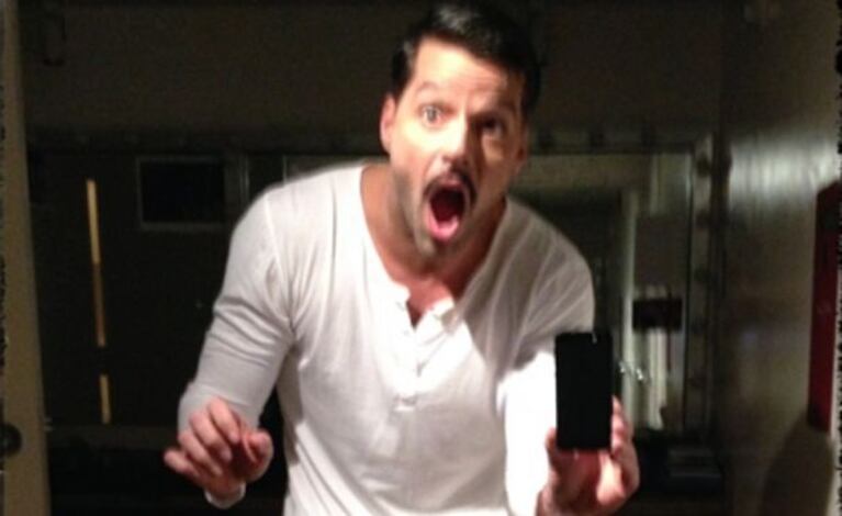 Ricky Martin subió en Twitter una foto suya… ¡en calzones! (Foto: Twitter)