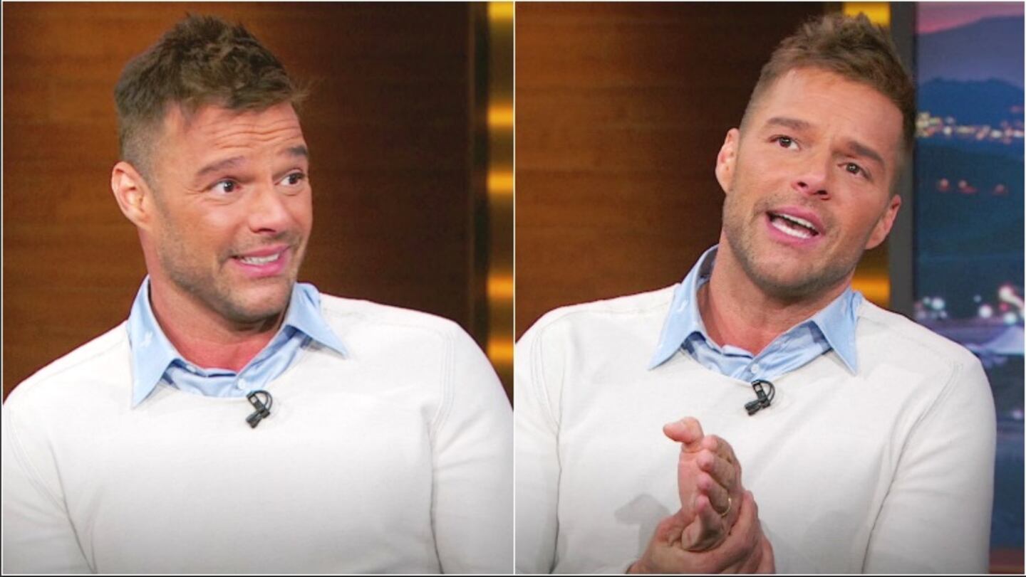 Ricky Martin y el tiempo que le llevó confesar su homosexualidad (Fotos: Captura)