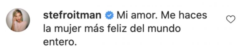 Ricky Montaner le dedicó un tierno posteo a Stefi Roitman por su cumple: "Verte feliz es mi regalo adelantado"