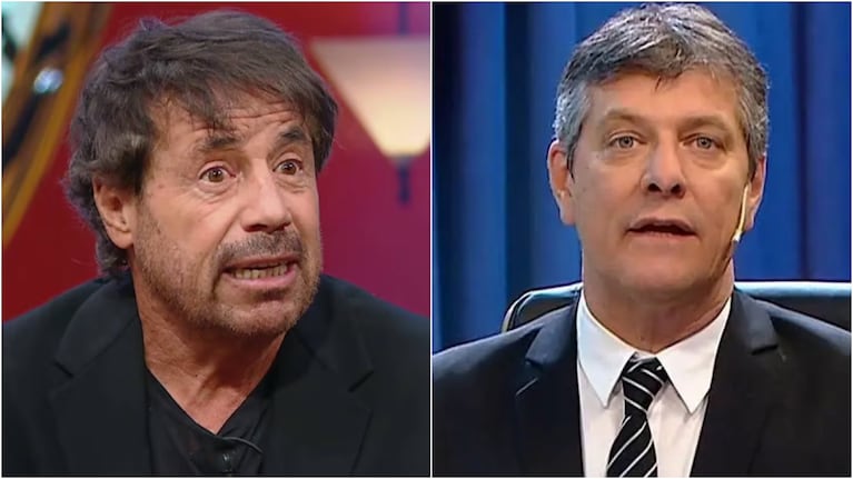 Ricky Sarkany - Mario Pergolini. Crédito: Captura Eltrece