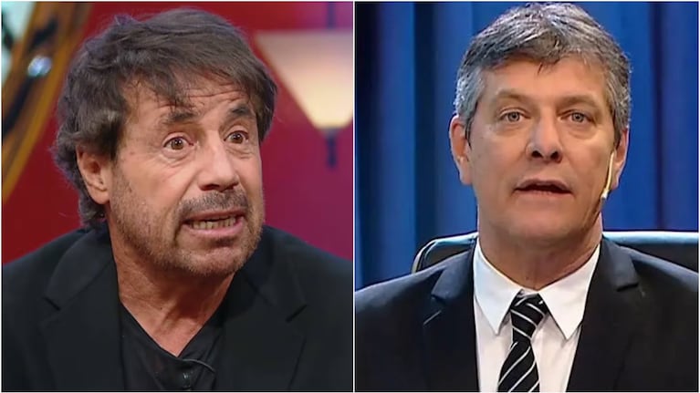 Ricky Sarkany - Mario Pergolini. Crédito: Captura Eltrece