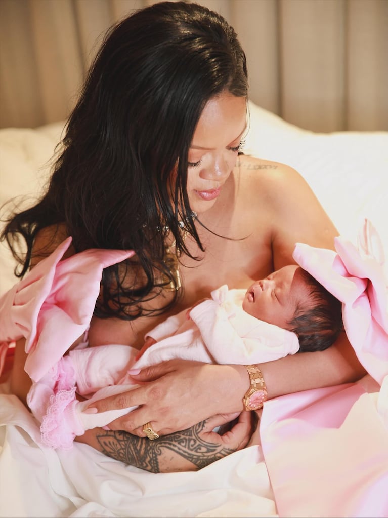 Rihanna presentó a su hija con A$AP Rocky: Rocki Irish Mayers. Crédito: Instagram