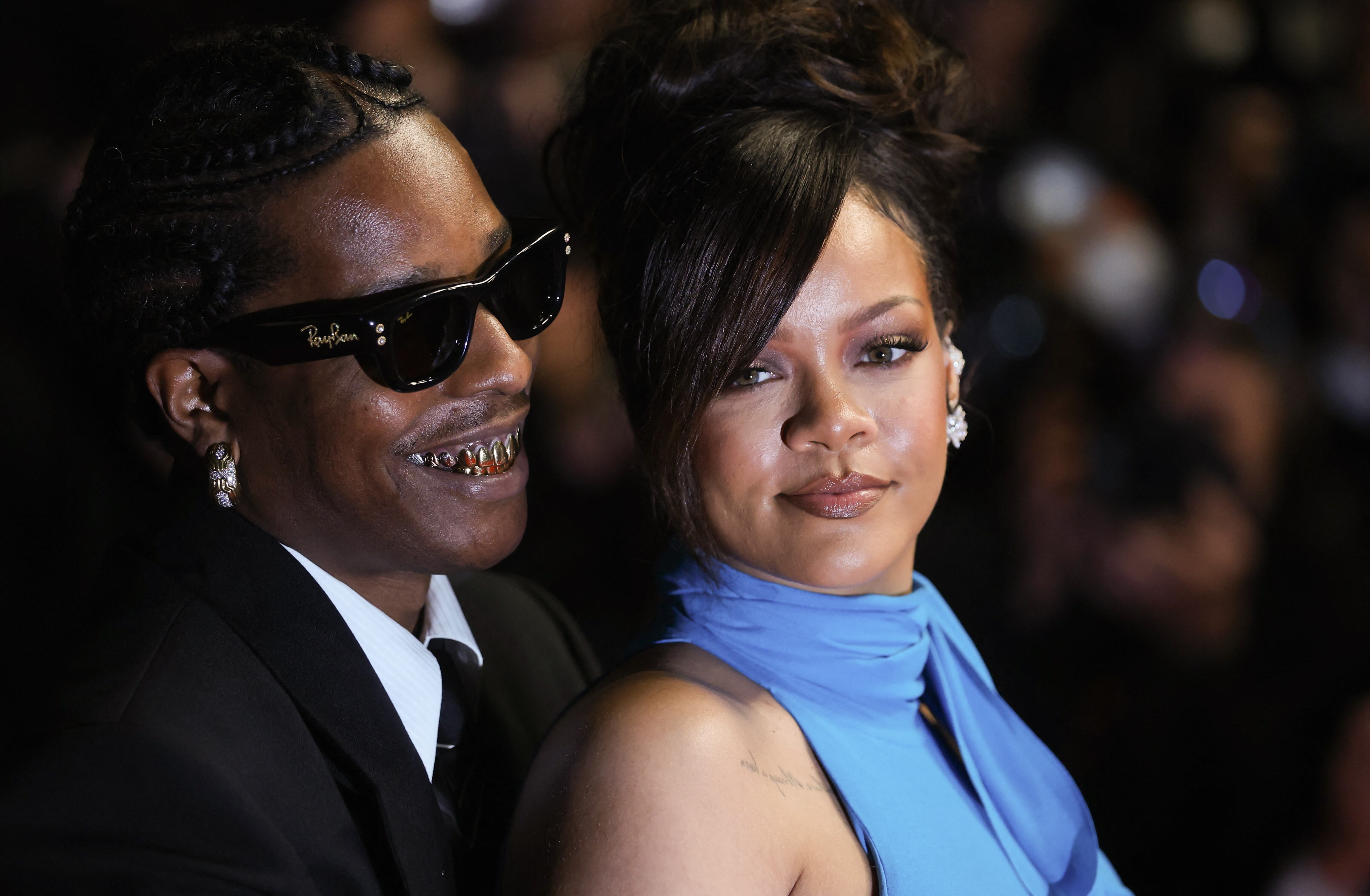 Rihanna y A$AP Rocky. REUTERS/Manon Cruz