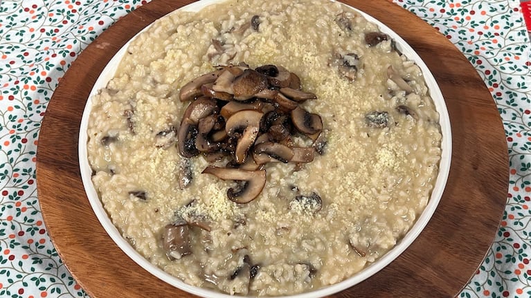 Risotto de hongos. Foto: Cucinare.TV.