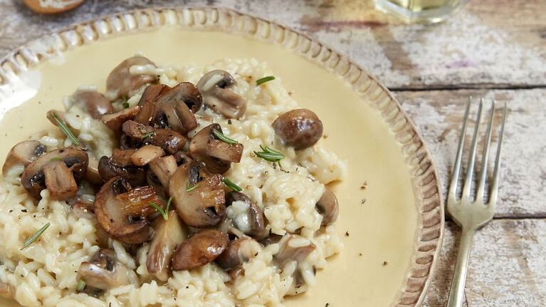 Risotto de hongos: paso a paso para que salga perfecto
