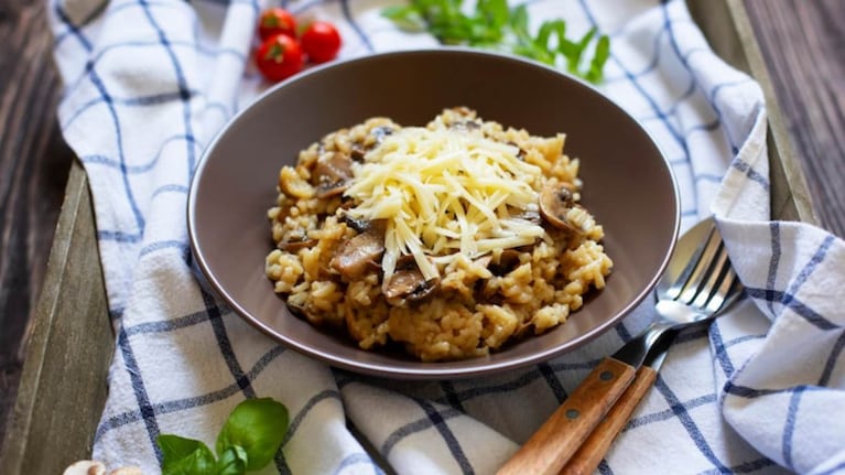 Risotto, un plato típico de la cocina italiana. Foto: Freepik