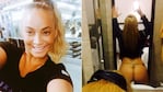 Ritó y una selfie ultra hot en hilo dental (Foto: Twitter)