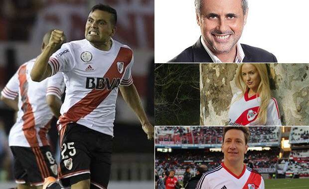 River campeón de la Copa Sudamericana: así festejaron sus hinchas famosos. (Fotos: Twitter)
