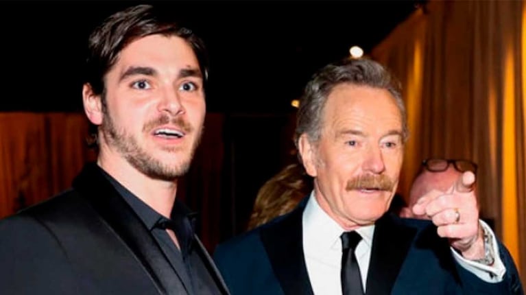 RJ Mitte y Bryan Cranston  (Foto: Instagram @rjmitte)