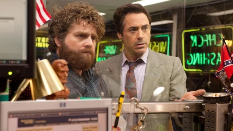 Robert Downey Jr. y Zach Galifianakis: dos personajes completamente opuestos en Todo un parto.