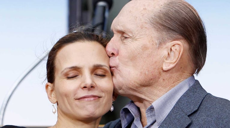Robert Duvall y Luciana Pedraza (Foto: Reuter / Danny Moloshok)