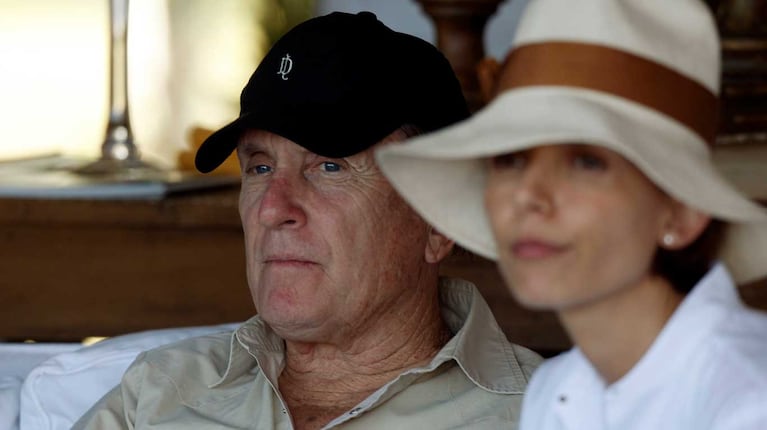 Robert Duvall y Luciana Pedraza (Foto: Reuter / Marcos Brindicci)