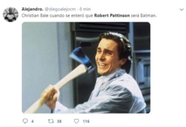 Robert Pattinson sería el nuevo Batman... ¡y los memes inundaron las redes!