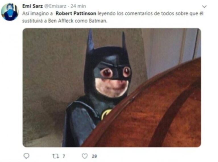 Robert Pattinson sería el nuevo Batman... ¡y los memes inundaron las redes!