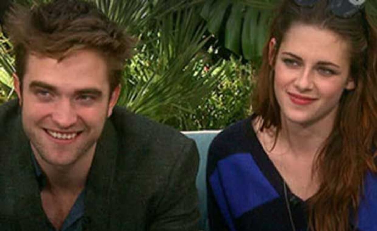 Robert Pattinson y Kristen Stewart, otra vez juntos. (Foto: captura video MTV)