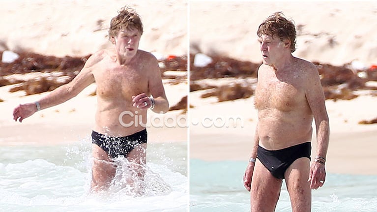 Robert Redford, galán eterno: lució una sunga en sus vacaciones ¡a los 80 años! (Foto: Grosby Group)