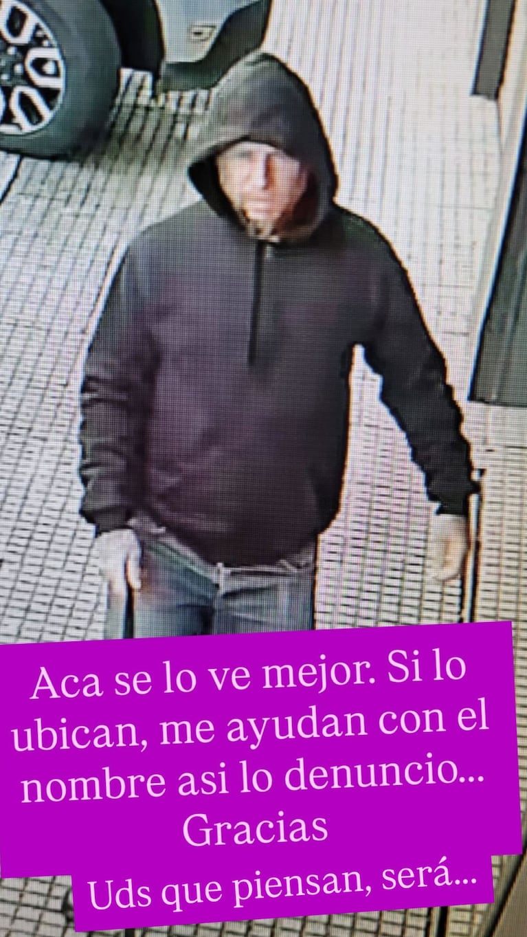Robertito Funes Ugarte mostró al hombre que vandalizó su camioneta y desató una polémica en redes. Crédito: Instagram/@robertito_funes