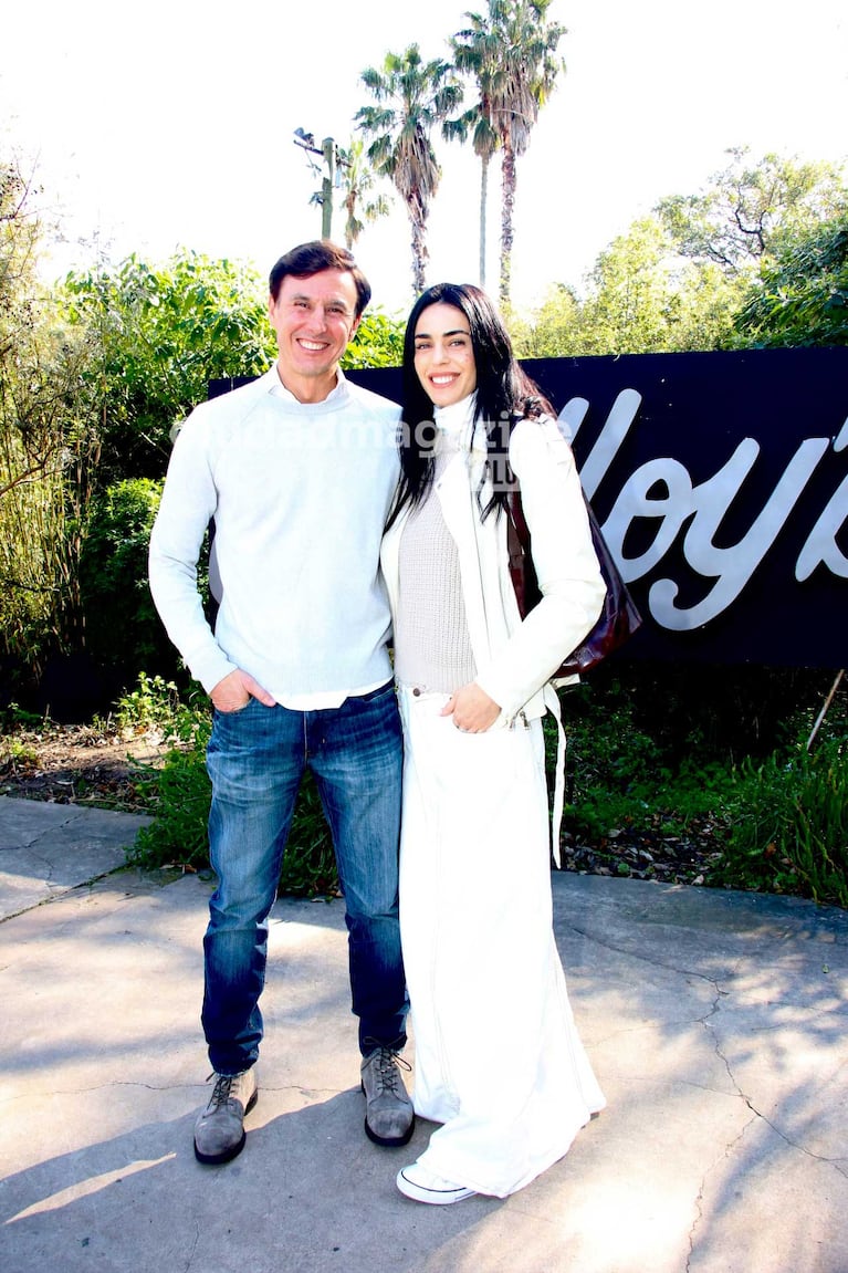 Roberto García Moritán con Priscila Crivocapich (Foto: Movilpress)
