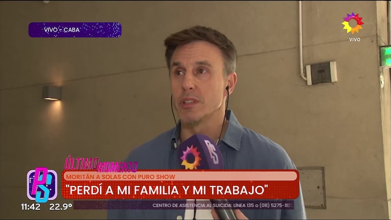 Roberto García Moritán habló en Puro Show (Foto: captura de eltrece).