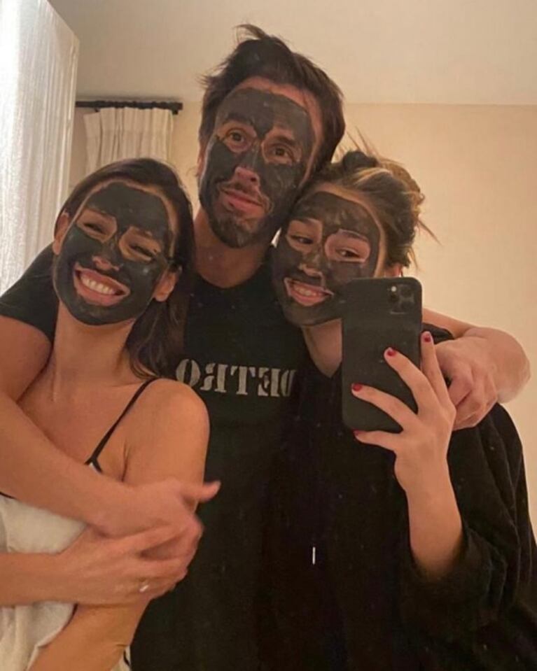 Roberto García Moritán se sumó a una sesión de belleza con su hija y Pampita: "Todo por un minuto más con ellas"