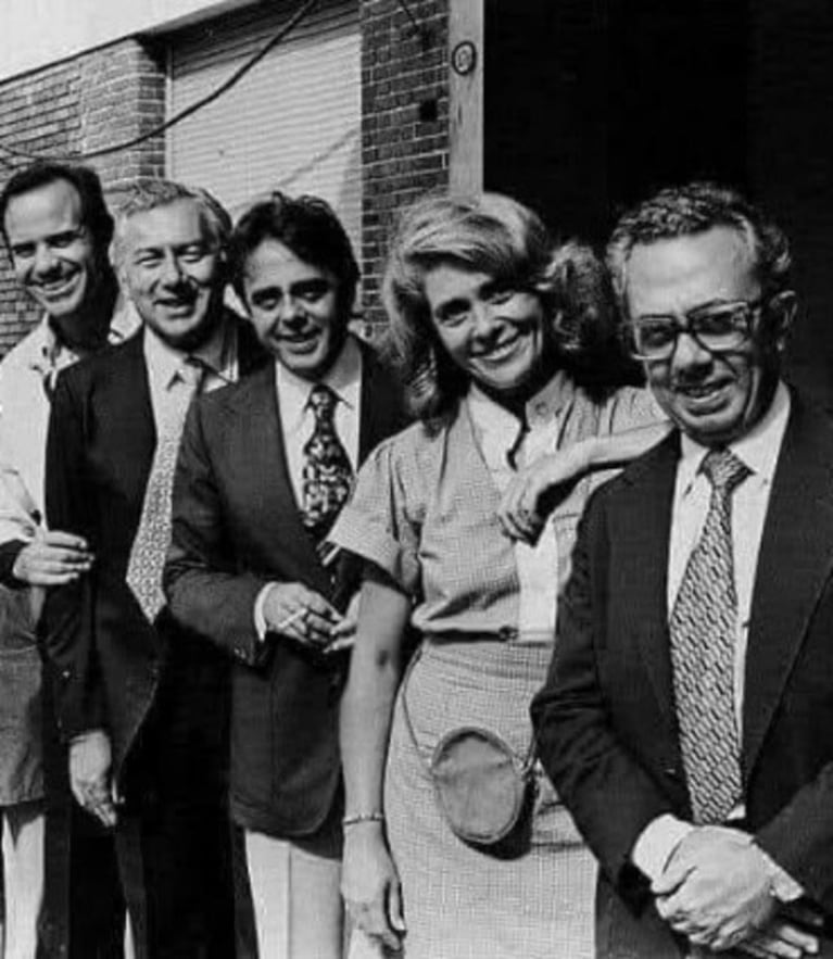 Roberto Maidana - Monica Cahen D'Anvers - Tico Rodríguez Paz - Domingo Di Nubila y César Mascetti. (Foto: Facebook)