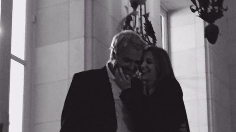 Roberto Pettinato, enamorado de Daiana Pérez. (Foto: @AngeldebritoOk)