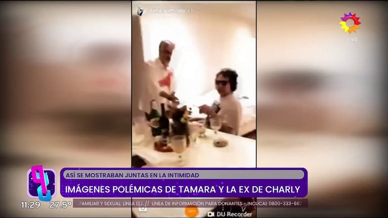 Roberto Pettinato y Charly García.