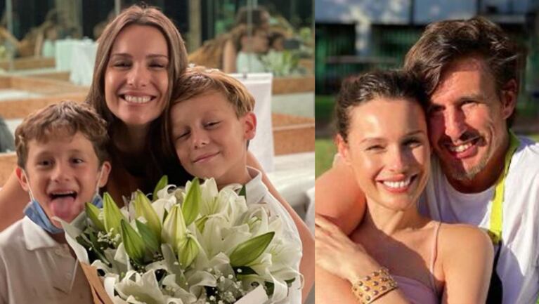 Roberto saludó a Pampita por el Día de la Mujer.