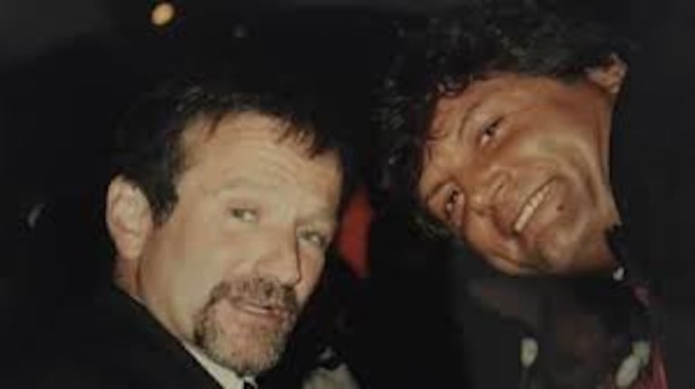 Robin Williams y Carlín Calvo